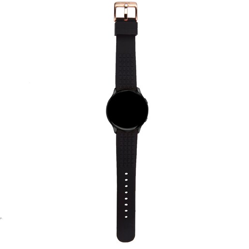 Reloj smartwatch Samsung Galaxy Active for TOUS de acero IP negro con correa de Caucho negra