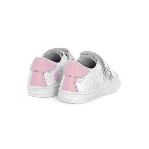 Deportiva de piel Walk Graff Rosa