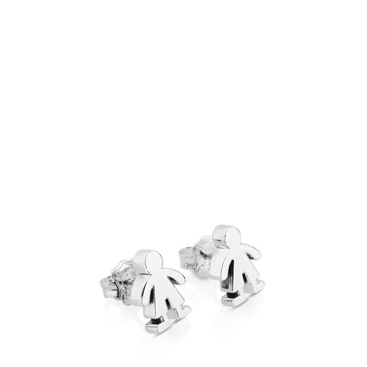 Boucles d'oreilles Sweet Dolls petit garçon en Argent