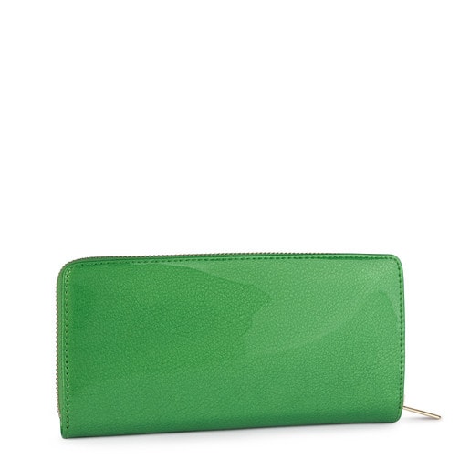 Medium green Dorp Wallet | TOUS