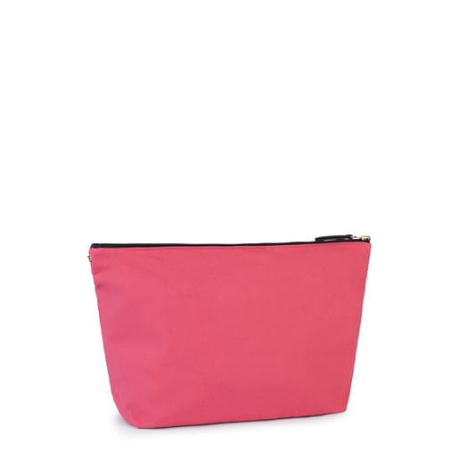 Medium coral-mint colored Kaos Shock Reversible Handbag