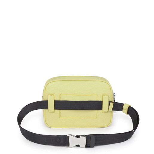 Sac banane Sira jaune en cuir