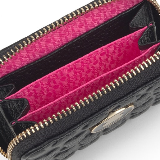 Medium Black Leather Sherton Change purse