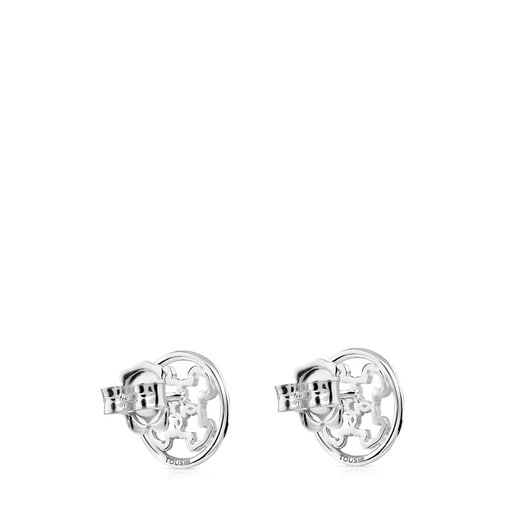Silver Mossaic Earrings