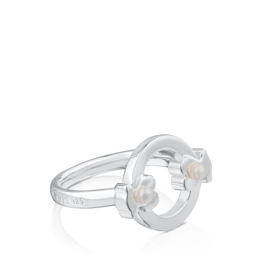 Silver Super Power Ring with Pearls | TOUS