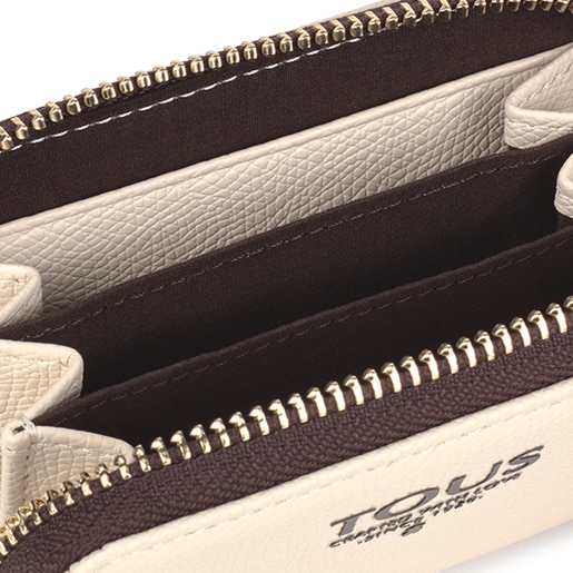 Medium beige TOUS Pop pendant Change purse