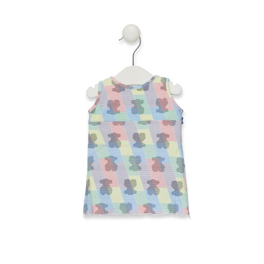 Vestido de praia laços Line Cor Única