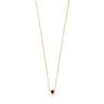 Rose Vermeil Silver Super Power Necklace with Ruby