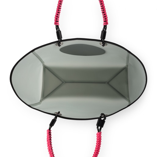 Capazo grande Tous Rubber gris