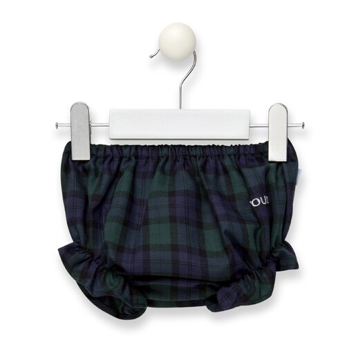Square blouse and nappy cover briefs set in one co