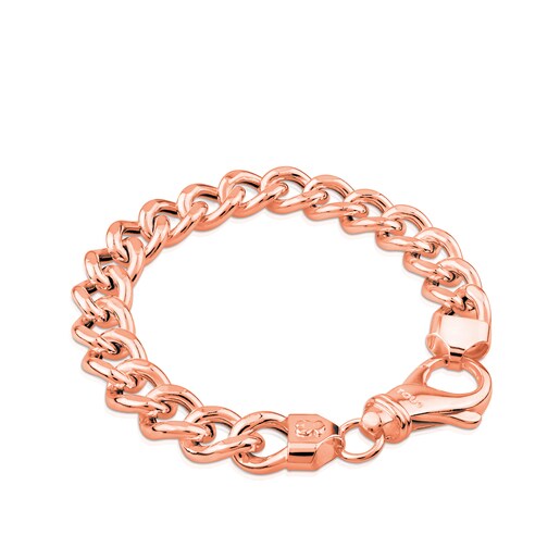 Pulsera TOUS Basics con baño de oro rosa 18 kt sobre plata