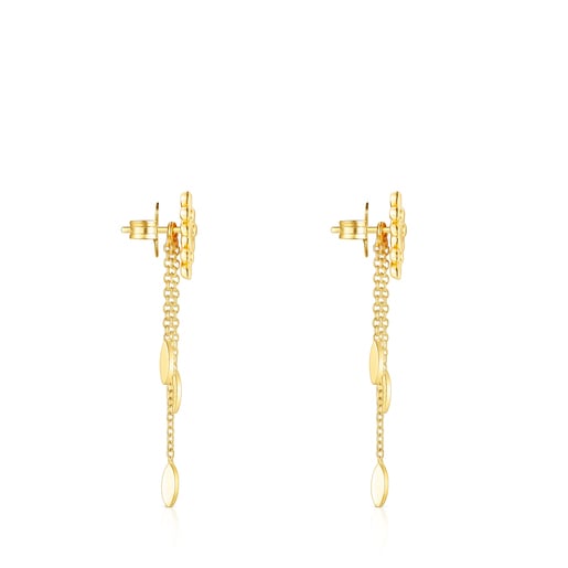 Silver Vermeil Fragile Nature extension Earrings