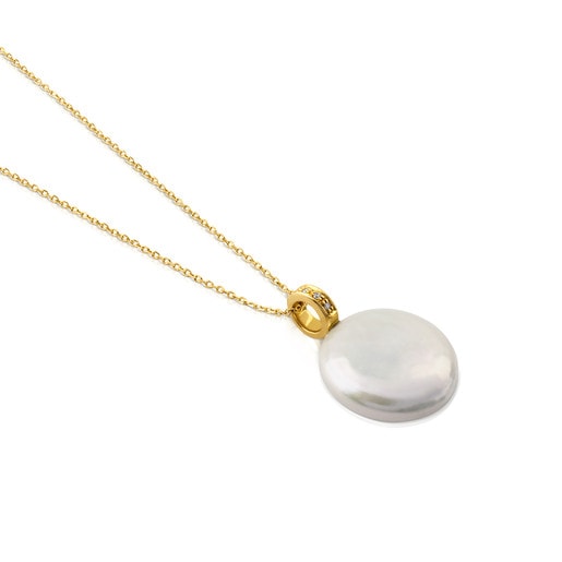 Collaret Icon Pearl d’Or amb Perla i Diamants