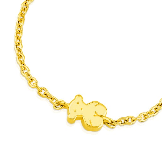 Gold Sweet Dolls Bracelet Bear motif