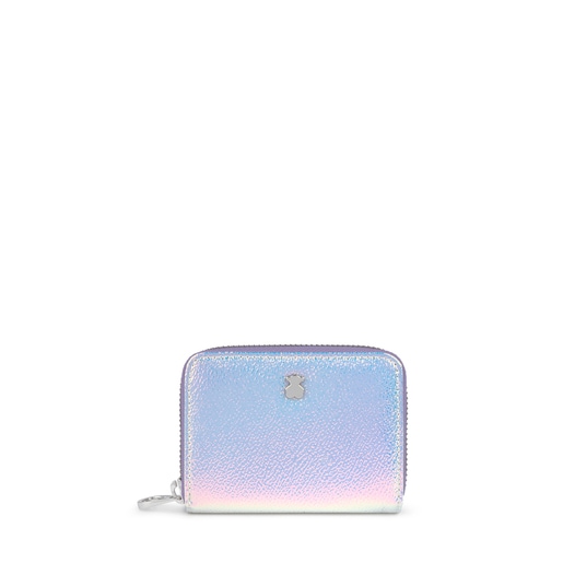 Medium Iridescent Lilac Dorp Change Purse