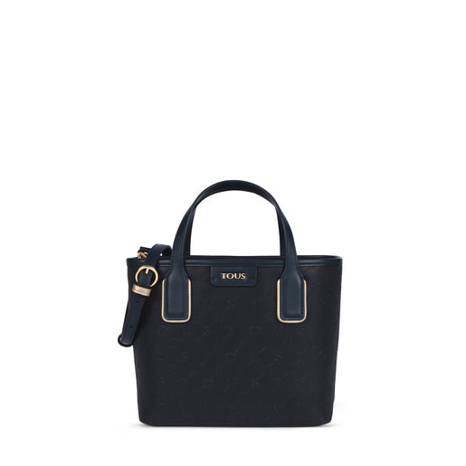 Маленькая темно-синяя сумка-тоут Script Day