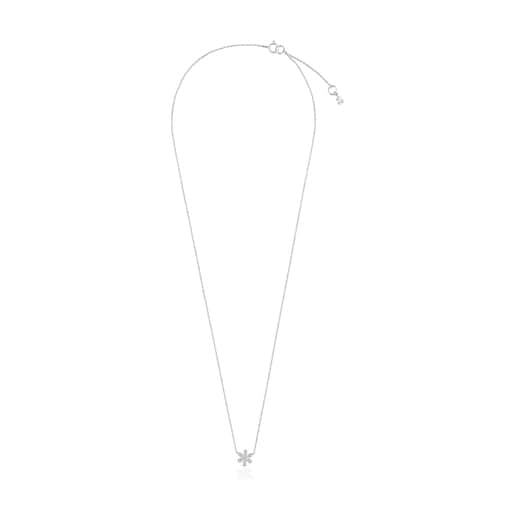 Collar Blume de oro blanco y diamantes