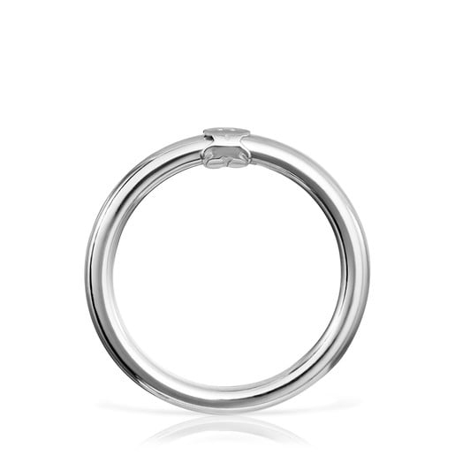 Крупное кольцо Hold из серебра