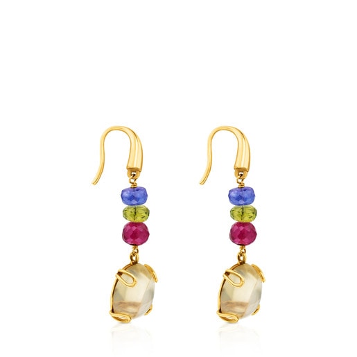 ATELIER Color Earrings in Gold with Gemstones