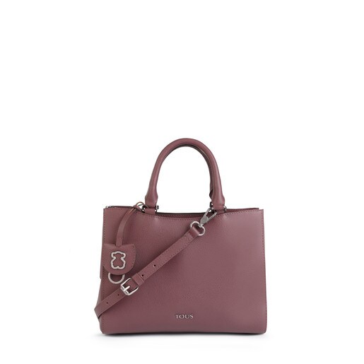 Small pink Leather Odalis City bag