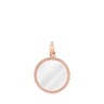 Silver and Rose Silver Vermeil Minne Pendant