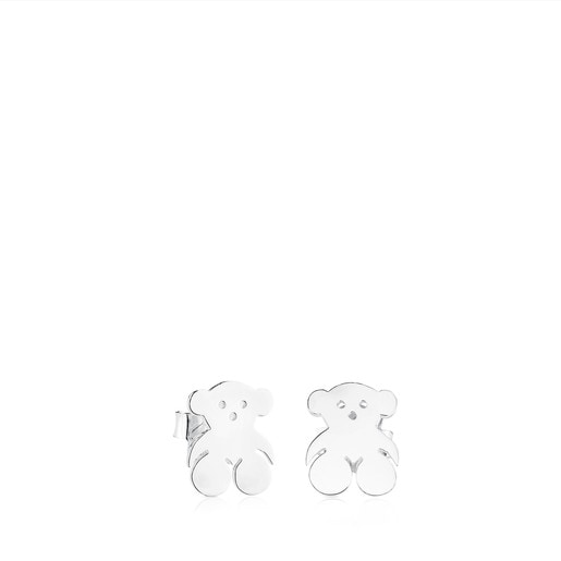 Silver TOUS Bear Earrings 1cm.