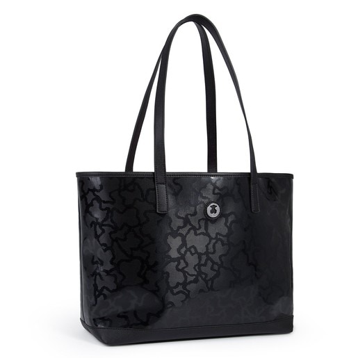 Black colored Kaos Shiny Tote bag