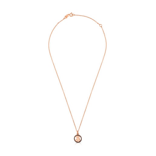 Rose Vermeil Silver Camille Necklace with Spinels