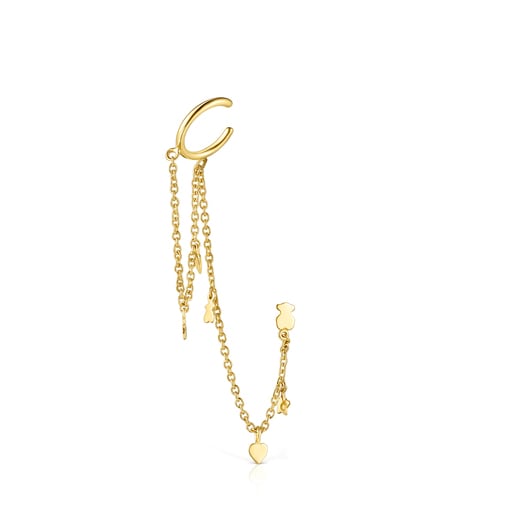 Earcuff Cool Joy em Prata Vermeil