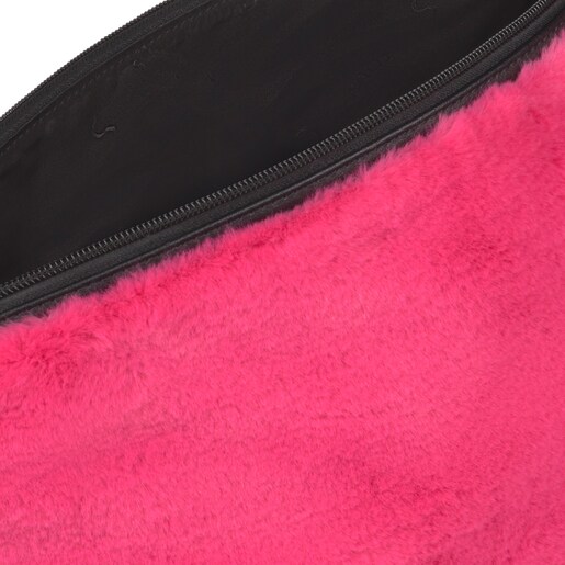 Bolsa pequeña Kaos Shock Fur rosa