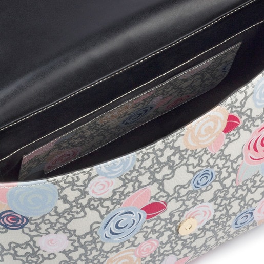 حقيبة واسعة Kaos Mini Roses باللون الأسود وبألوان متعددة