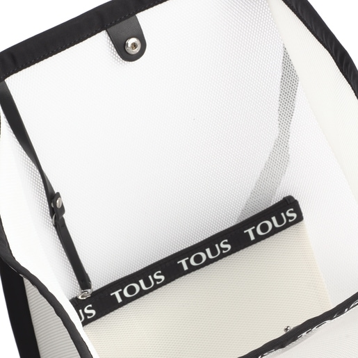 Sac shopping collection T Colors blanc