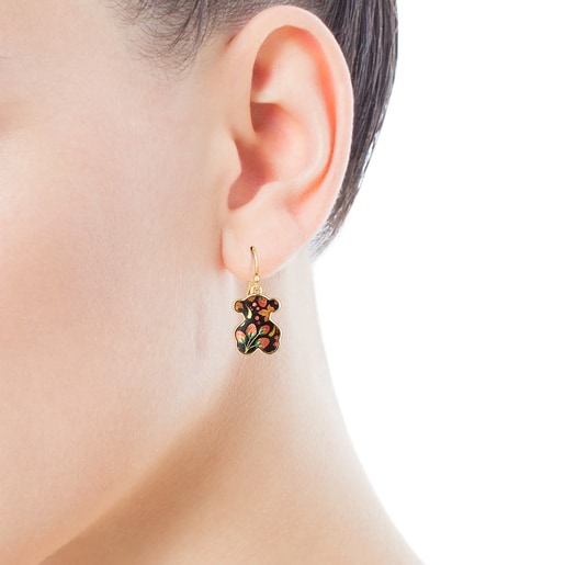 Short Silver Vermeil with Mother-of-Pearl Almarusa Earrings