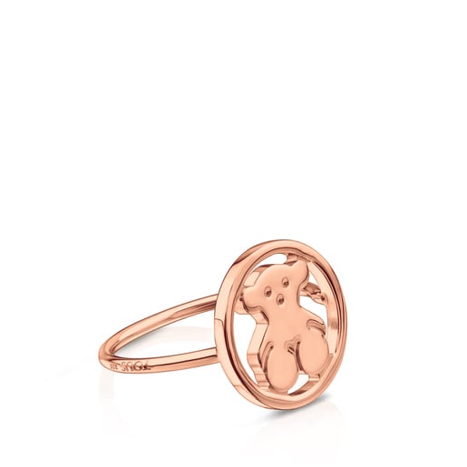 Rose Vermeil Silver Camille Ring | TOUS