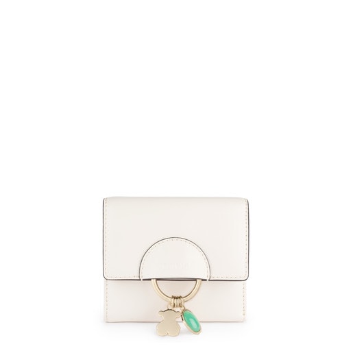 Mały biały portfel z kolekcji Hold