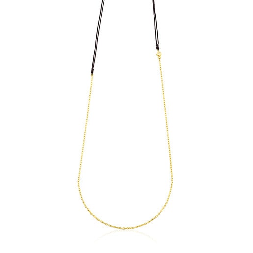 Gargantilla cordón TOUS Chain con baño de oro 18 kt sobre plata 120 cm