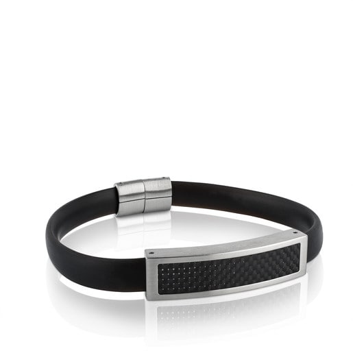 Stainless Steel TOUS Man Bracelet with carbon filter