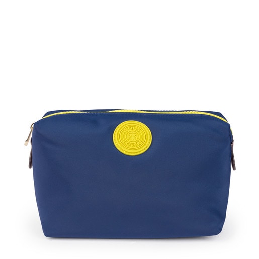 حقيبة أدوات تجميل Doromy كبيرة الحجم باللون الأزرق