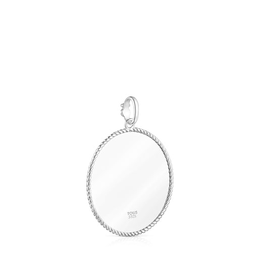 TOUS Large Silver Minne Pendant