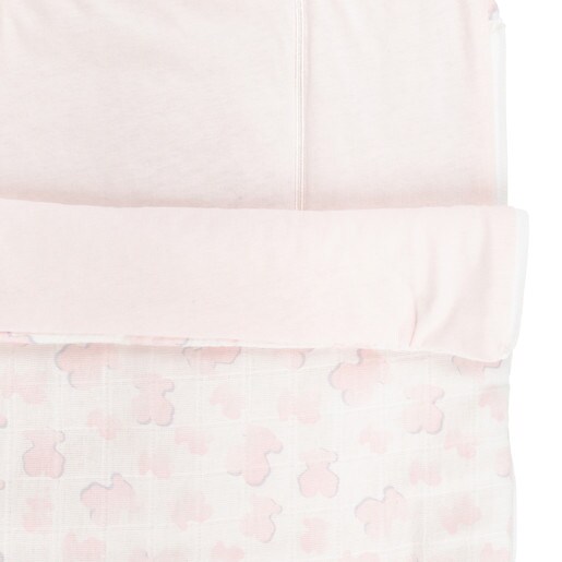 Umkehrbarer Schlafsack Love rosa