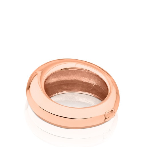 Rose Vermeil Silver TOUS Warm Ring 1cm.