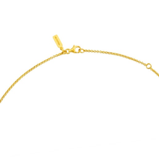 Łańcuszek Tous Chain z żółtego srebra Vermeil o długości 45 cm