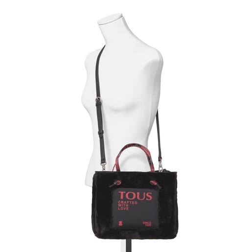 Medium black Amaya Fur Shopping bag