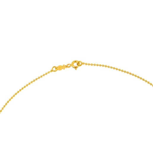 Collier ras du cou en or avec billes de 1,2 mm, 45 cm TOUS Chain