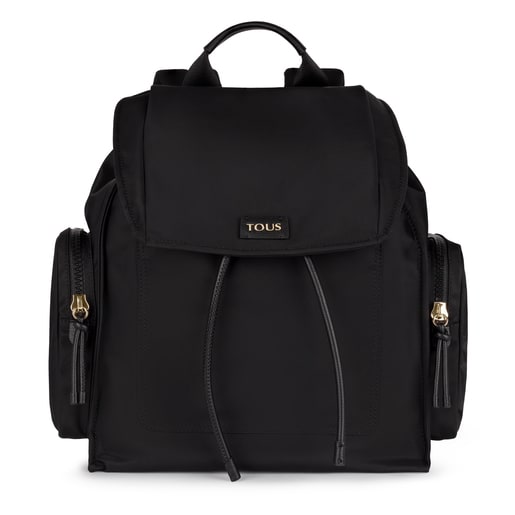 Black and burgundy Doromy backpack