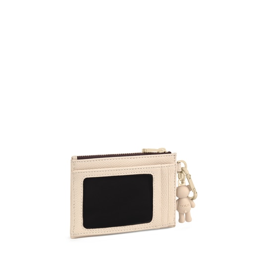 Porte-monnaie et porte-cartes TOUS Pop beige