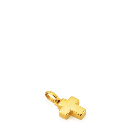 Gold TOUS Cruz Pendant | TOUS