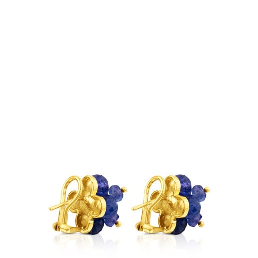ATELIER Precious Gemstones Earrings in Gold with Tanzanites