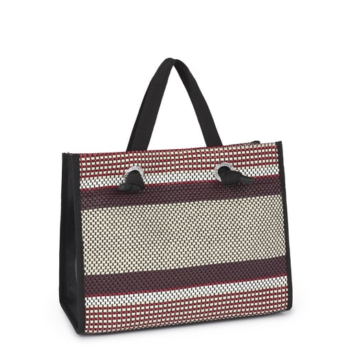 Średniej wielkości pleciona torba z kolekcji Amaya wykonana