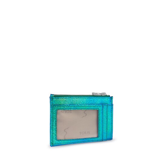 Dúhová zelená peňaženka na drobné a karty Dorp